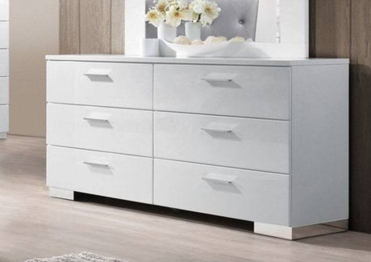 Lorimar - Dresser - White - Best Buy Furniture