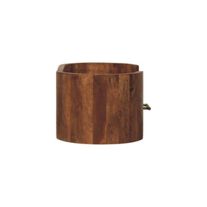Solid Wood Valencia Curve Wall Bedside