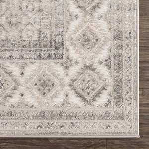 Brend Taupe Medallion Area Rug - Clearance