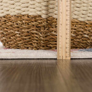 Bindi Blue & Rose Area Rug - Clearance