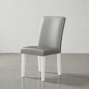 Upholstered Dining Chair With High Back Design (Set of 2)
