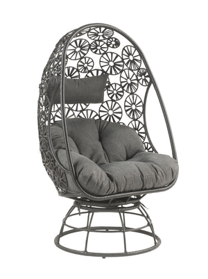 Hikre Clear Glass Patio Furniture Set