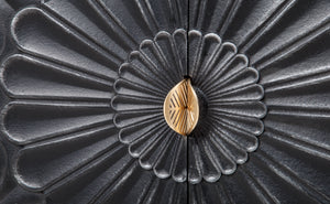 Hand-Carved Accent Cabinet