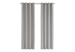 2 Pieces Set, Curtain Panel, Room Darkening, Grommet, Contemporary & Modern - Best Buy Furniture