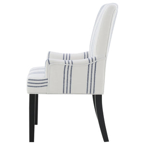 Draper - Upholstered Arm Chair - Beige