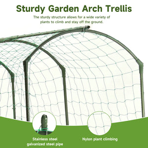 Heavy Duty 20mm Large Diameter Metal Cucumber & Loofah Trellis