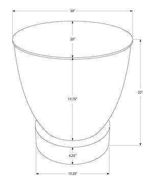 Drum Accent Side Table, Contemporary & Modern Design - Best Buy Furniture