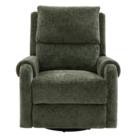 Manual Recliner Massage Chair With Swivel Rocker, 8 Massage Modes, Side Storage Pocket