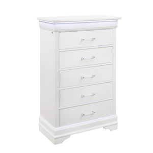 Charlston - 5 Piece Bedroom Set With LED Headboard