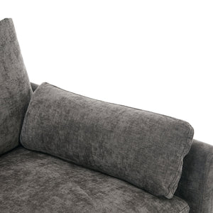 Cozy Upholstered Cushion Loveseat Sofa For Living Room