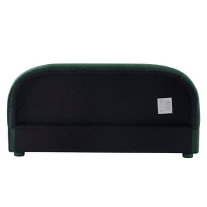 Upholstered Simple Modern Bedroom Bed With Curved Headboard