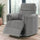 Sagen - Chenille Glider Recliner With Swivel - Best Buy Furniture