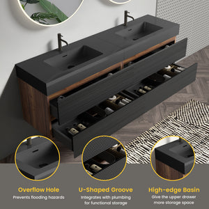 Grace 72'' Bathroom Vanity with Matt