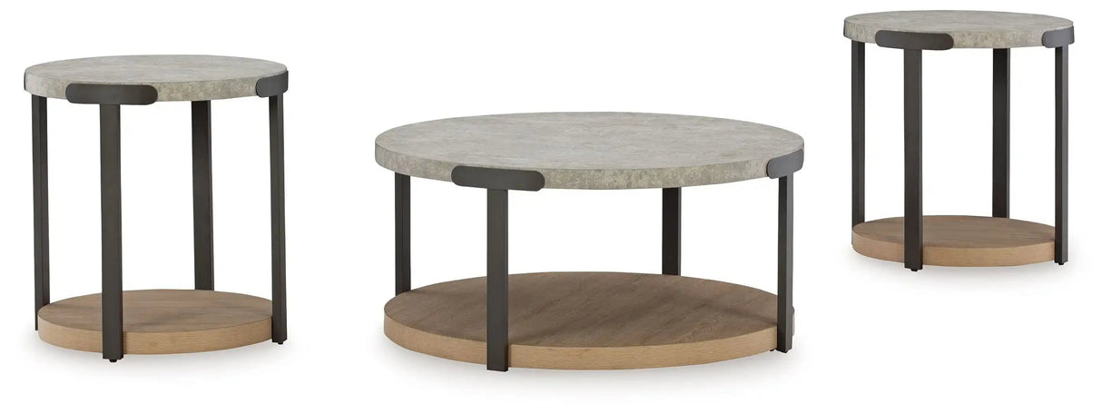Darthurst - Occasional Table Set (Set of 3) - Light Brown - Best Buy Furniture