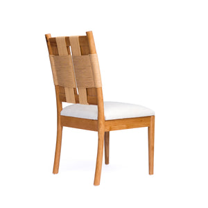 2-Piece Paper Rope Dining Chairs Set