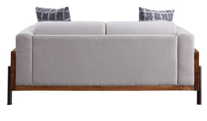 Pelton - Loveseat With 2 Toss Pillows - Walnut - Best Buy Furniture