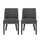 Modern Dining Chair With Durable Fabric Upholstery And Sturdy Wooden Frame (Set of 2) - Best Buy Furniture