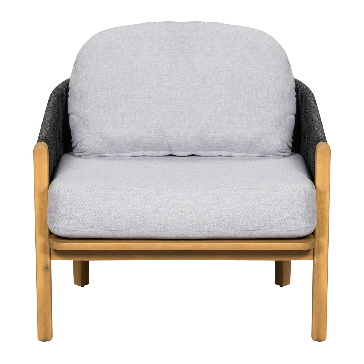 Grotta Outdoor Wood Club Chair
