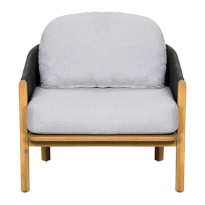 Grotta Outdoor Wood Club Chair