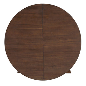 Dining Set With Leaf Round Table And 4 Upholstered Chairs
