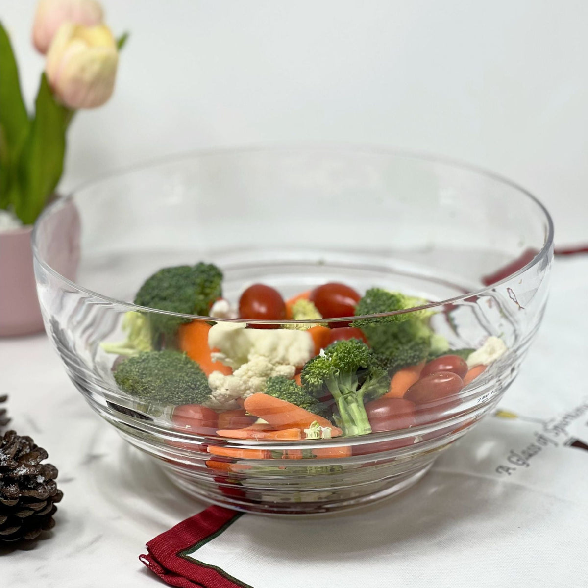 California Drinkware Swirl Acrylic Serving Bowls with Unbreakable Design - view 9