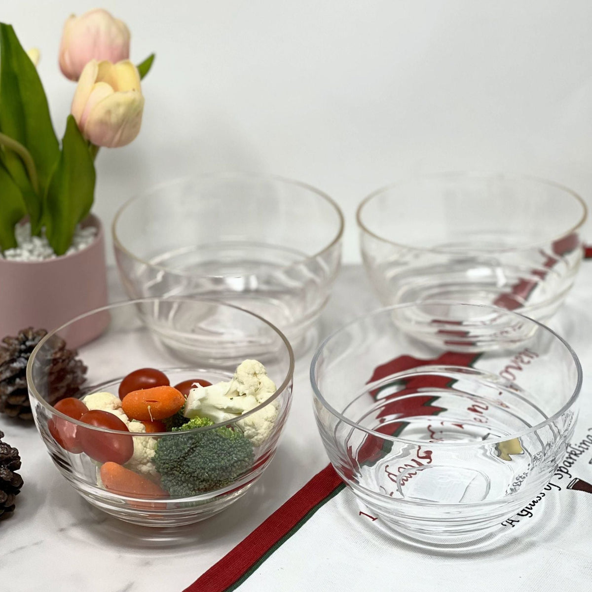 California Drinkware Swirl Acrylic Serving Bowls with Unbreakable Design - view 11