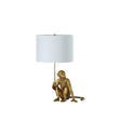 California Home Golden Monkey Table Lamp with Polyresin Base - view 3