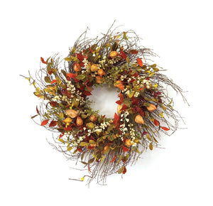 Cape Gooseberry Wreath 20"D - Tuesday Morning - Wreaths