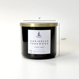 Caribbean Teakwood Soy Candle