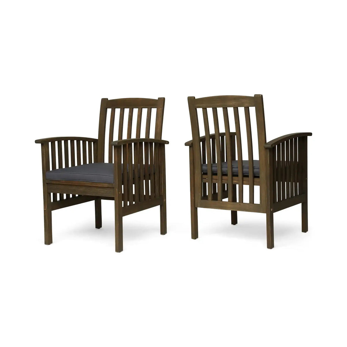 Casa - Acacia Dining Chair Set With Cushions, - Best Buy Furniture