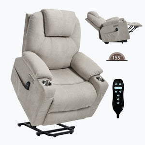 Premium Power Lift Recliner Chair with Massage Functionality
