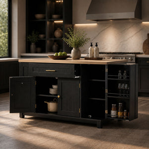 52" Kitchen Island Cabinet with Storage