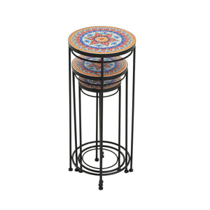 Wesley - Plant Stand - Black / Red