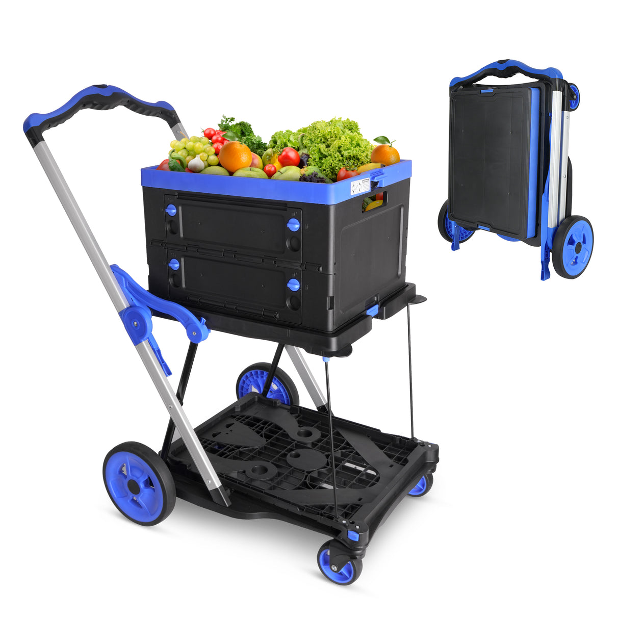 2-Tier Folding Cart