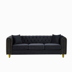 Modern Velvet Loveseat Sofa