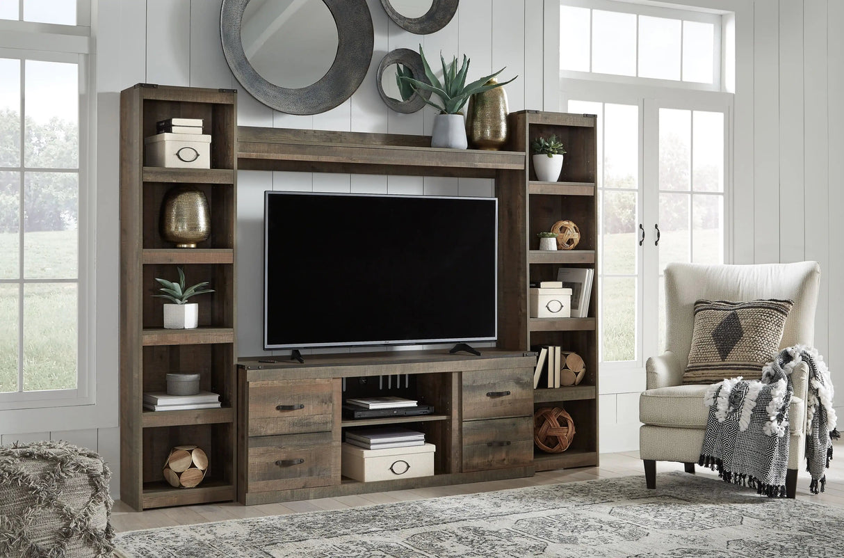 Trinell - 4-Piece Entertainment Center With 60" TV Stand - Best Buy Furniture