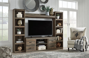 Trinell - 4-Piece Entertainment Center With 60" TV Stand - Best Buy Furniture