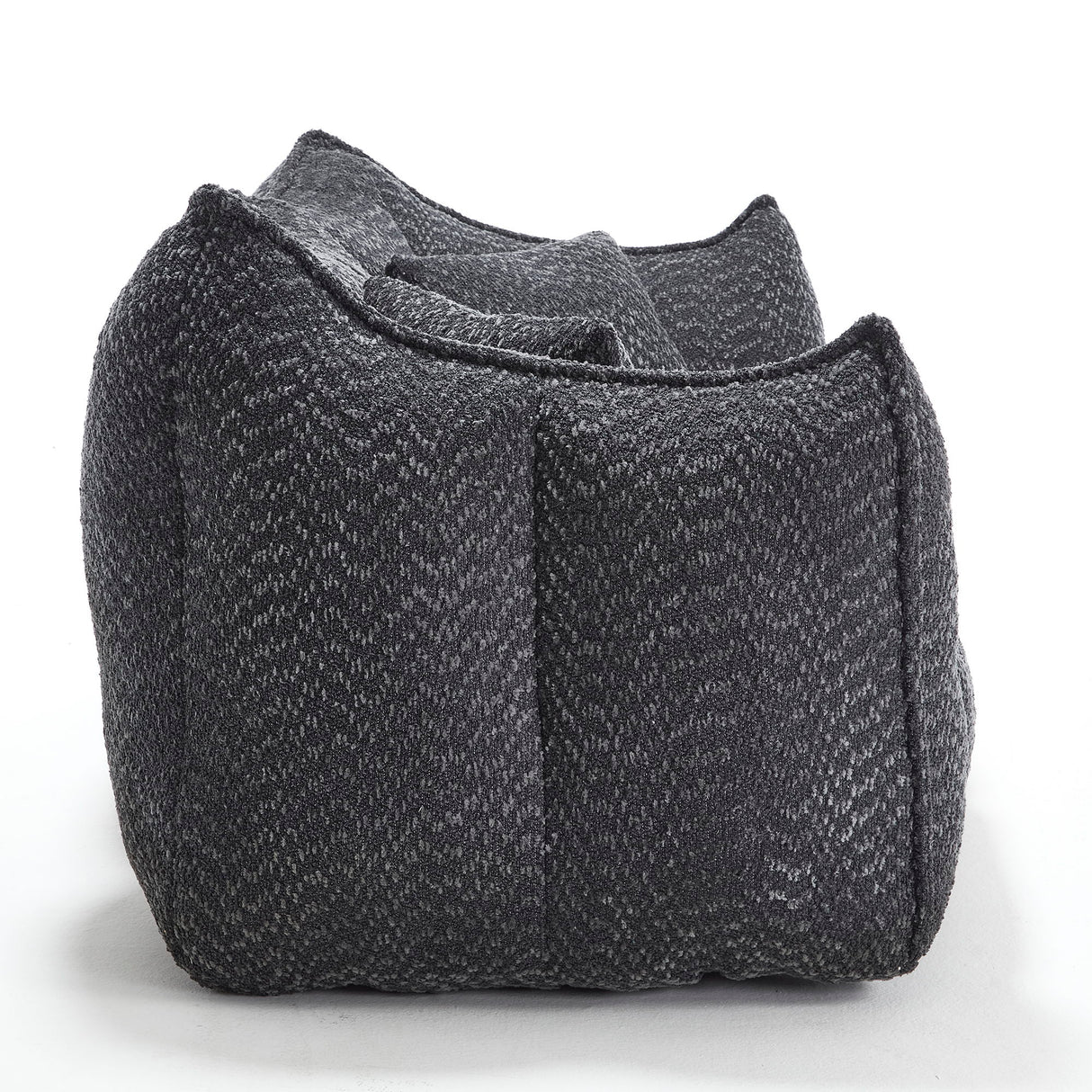 Comfortable Dual Beanbag Chair With High Resilience Foam Core For 2 People