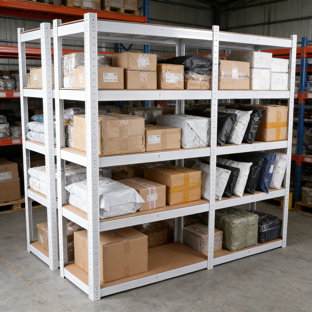 5 Tier Laminated Display Shelving Unit