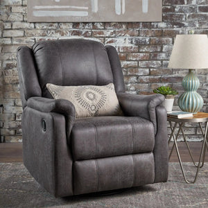 Contemporary Glider Recliner With Swivel Function - Best Buy Furniture
