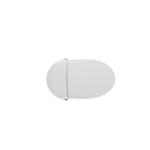 Tankless Smart Toilet With Bidet Built In, 1 Piece, Auto Flush, Auto Open / Close, Heated Seat, Bubble Wash, Warm Water And Dry, Adjustable Temp, Remote Control Side Know - White
