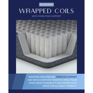 Comfort Care - 14" Euro Top Hybrid Mattress, Plush Comfort