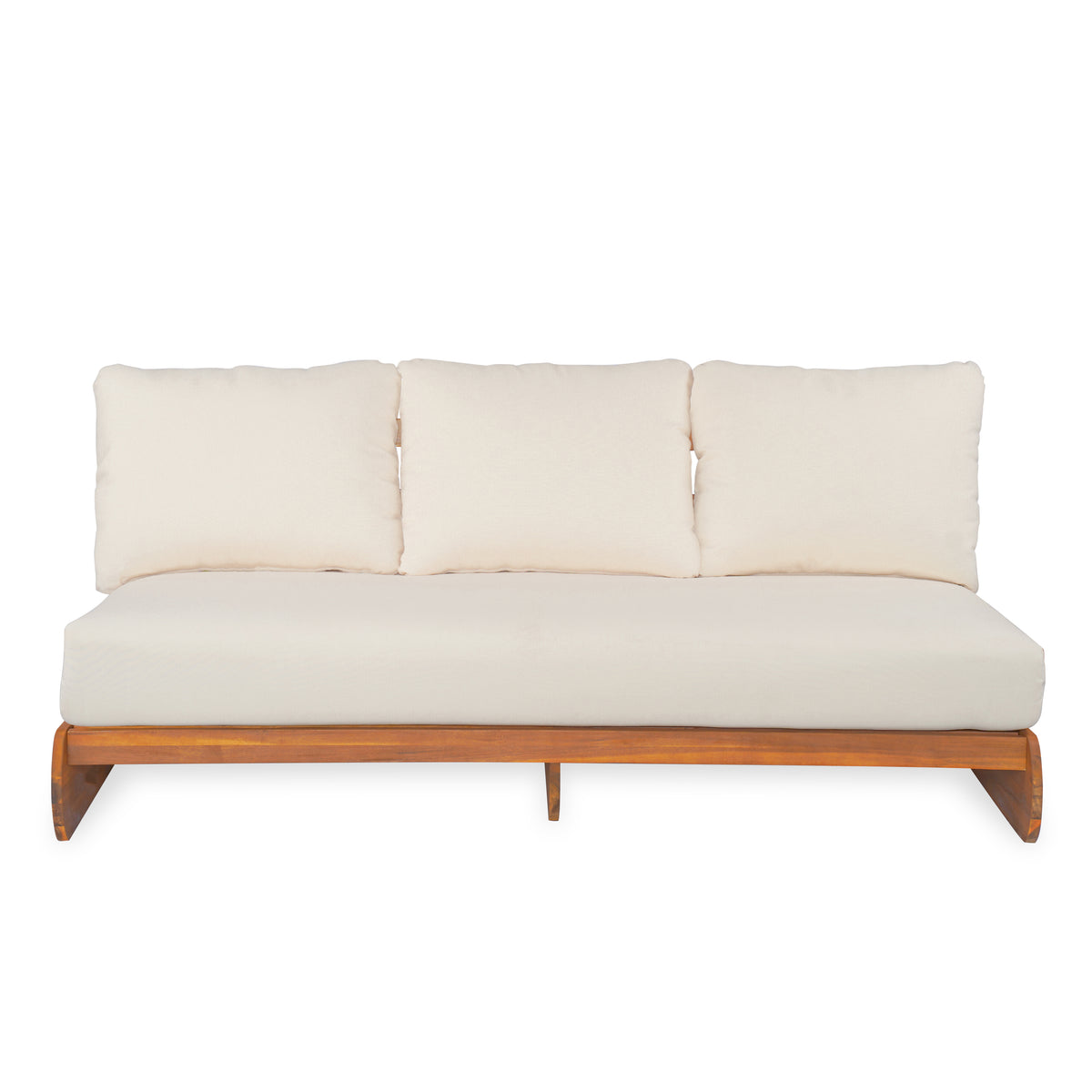 Outdoor Acacia Lazy 5 Seater Chat Set
