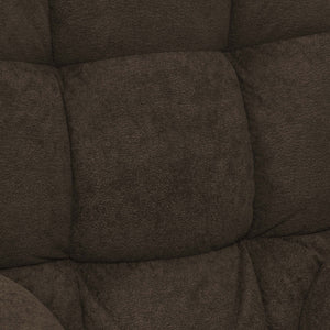 Devonaire - Manual Recliner With Padded Arms - Dark Brown