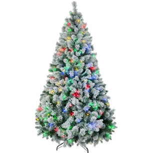Artificial Snow Christmas Trees with Frosted Branches