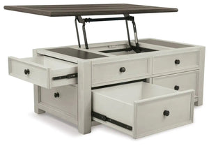 Bolanburg - Lift Top Cocktail Table - White / Brown / Beige - Best Buy Furniture