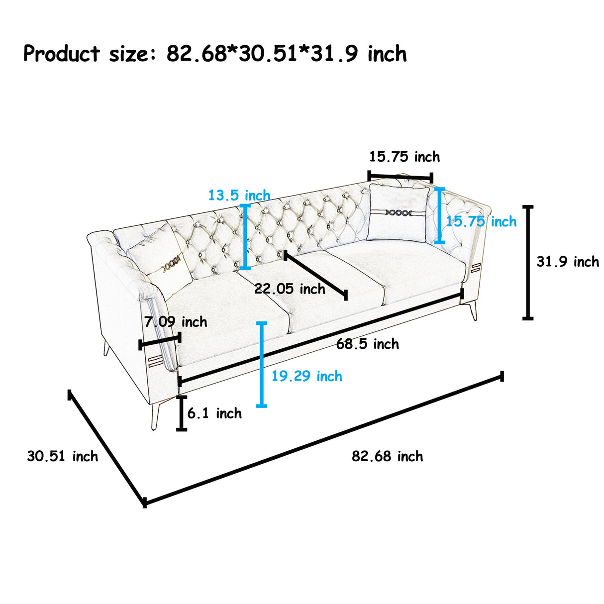 FX-P83-2PC Sofa Set by KUNHE GmbH