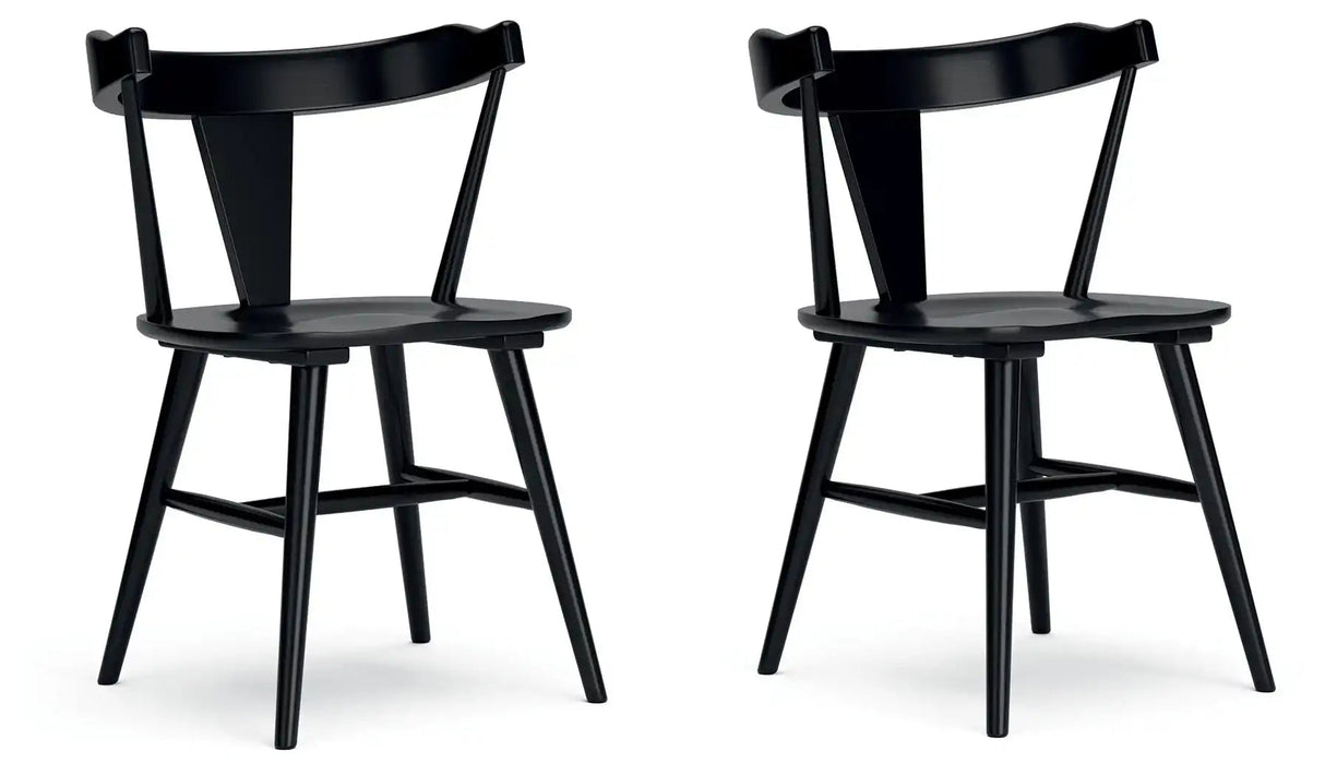 Gretlynn - Dining Room Side Chair (Set of 2) - Black - Best Buy Furniture