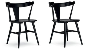 Gretlynn - Dining Room Side Chair (Set of 2) - Black - Best Buy Furniture