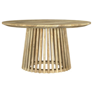 Diana - 2 Piece Round Coffee And End Table Set - Natural